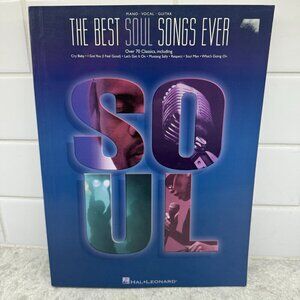 The best Soul Songs Ever Sheet Music Piano, Vocal, Guitar -Hal Leonard 70+ song